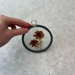 Round Floral Hanging Ornament